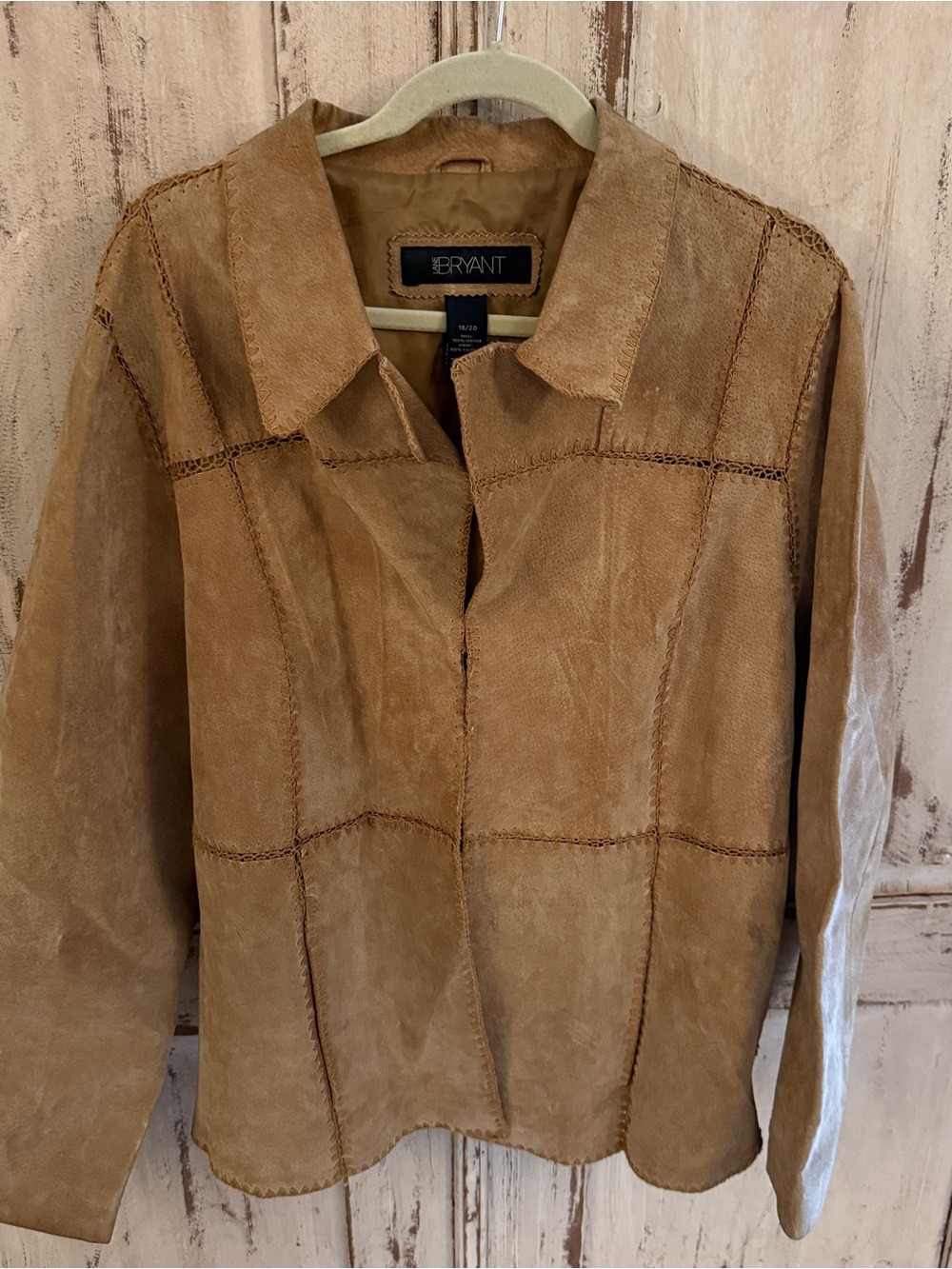 Lane Bryant genuine suede western boho style jacket. AS IS